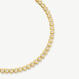 Heart Tennis Necklace