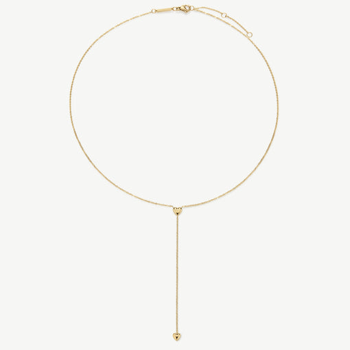 Mini Heart Lariat Necklace
