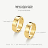 Engravable Bold Band Ring