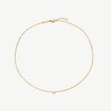 Delicate Lab Grown Diamond Necklace