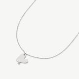 Heart With Stones Necklace