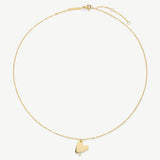 Heart With Stones Necklace