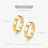 Engravable Classic Band Ring