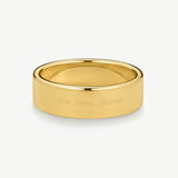 Engravable Bold Band Ring