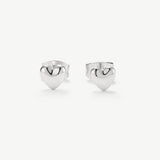 Classic Heart Stud Earrings
