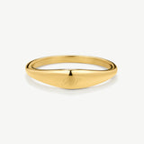 Engravable Slim Signet Ring