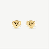 Classic Heart Stud Earrings