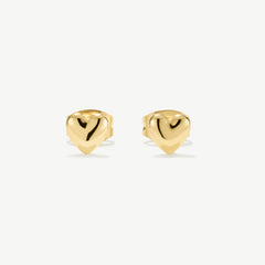 Classic Heart Stud Earrings