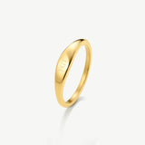 Engravable Slim Signet Ring