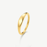 Engravable Slim Signet Ring