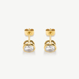 Bezel Tennis Studs