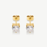 Classic Heart Tennis Studs