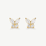 Classic Butterfly Tennis Studs