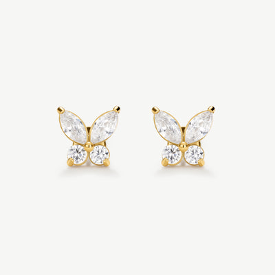 Classic Butterfly Tennis Studs
