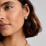 Pearl Shield Earrings