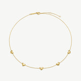 Bubble Heart Multi Necklace