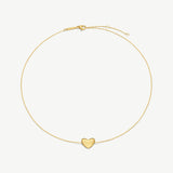 Bubble Heart Single Necklace