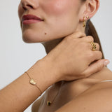 Bubble Heart Single Bracelet