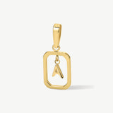 Floating Initial Pendant