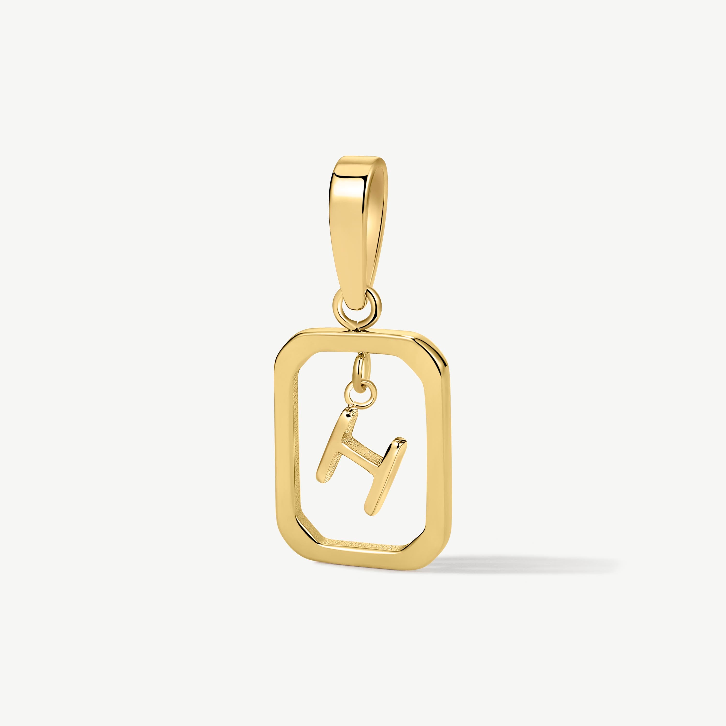 Floating Initial Pendant