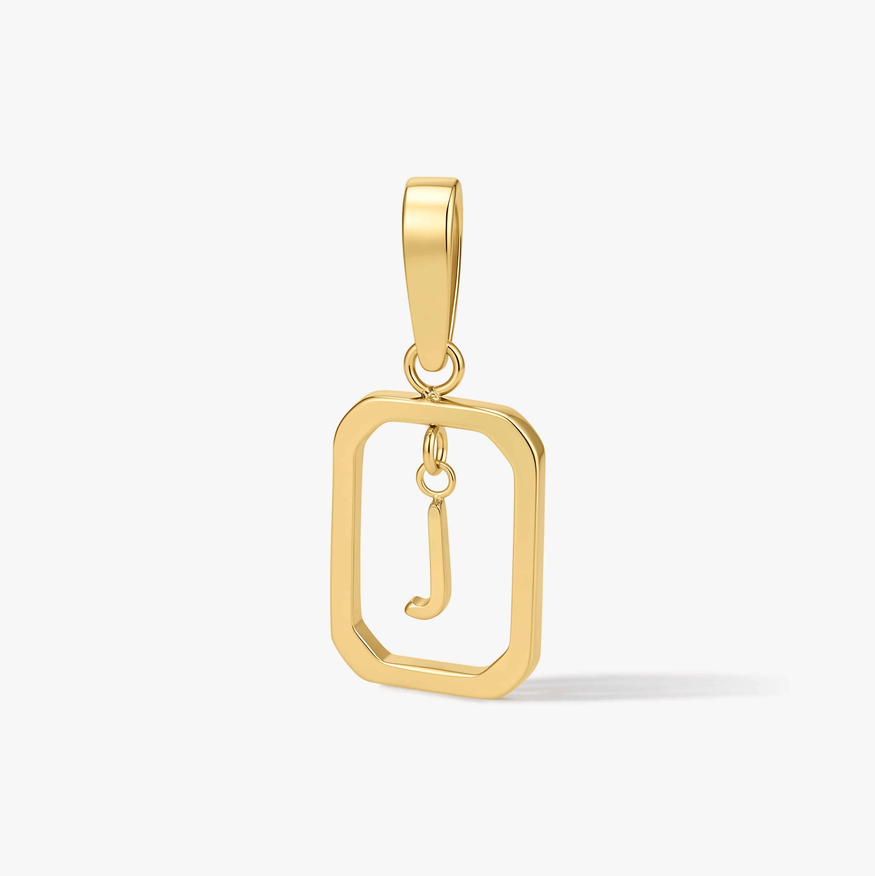 Floating Initial Pendant