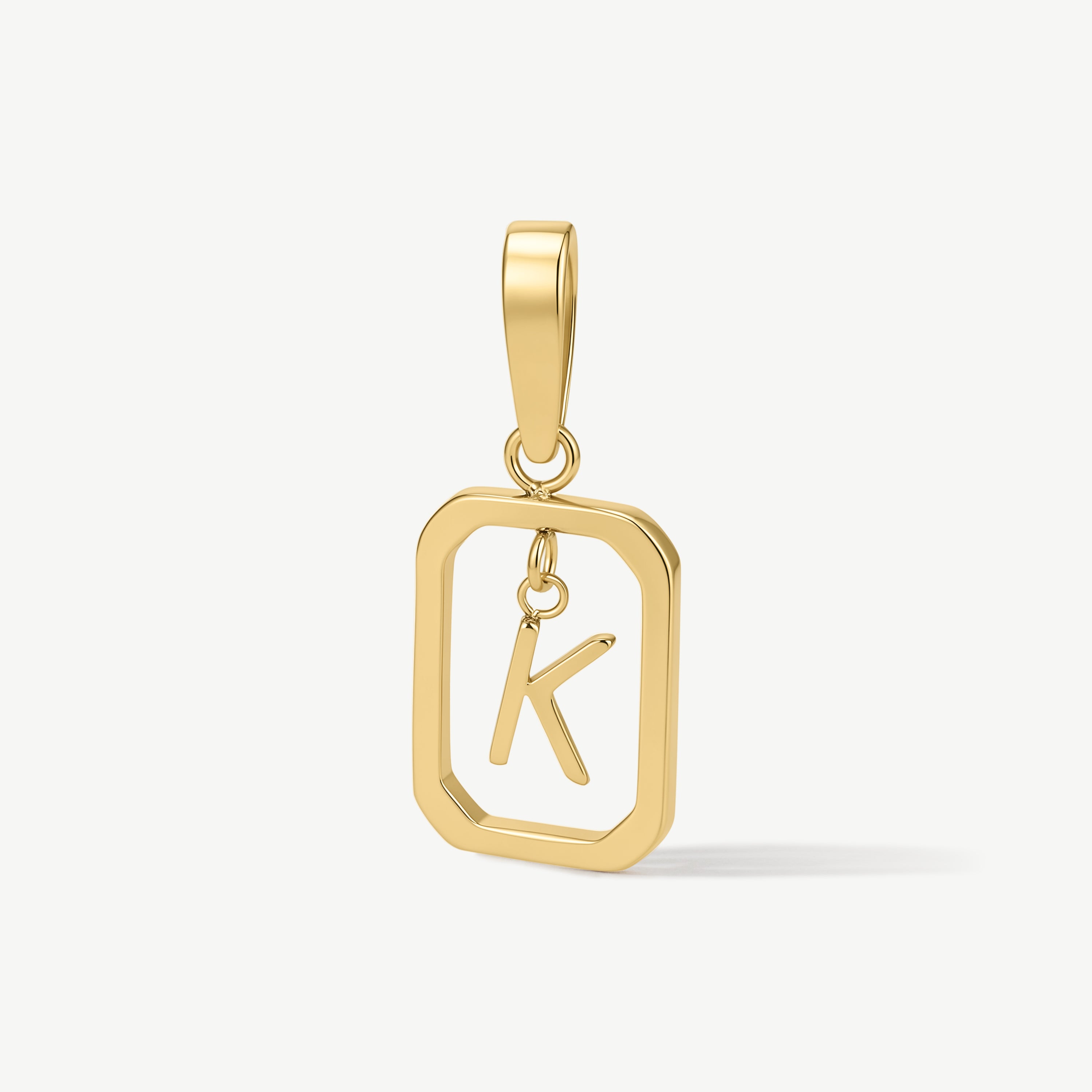 Floating Initial Pendant