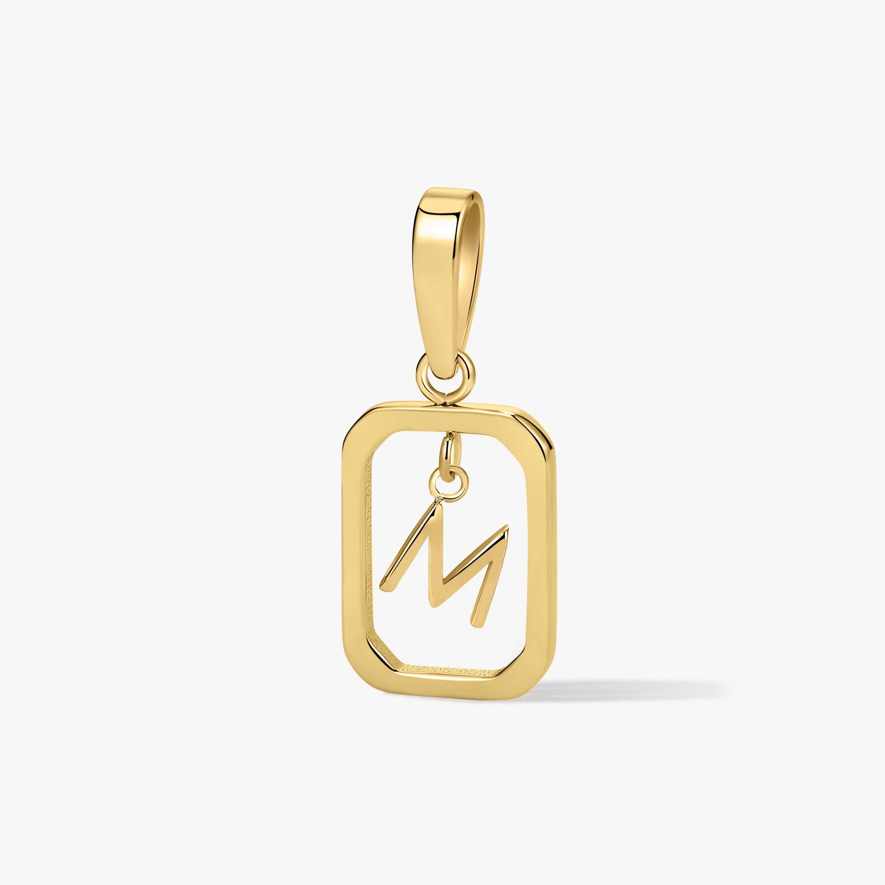 Floating Initial Pendant