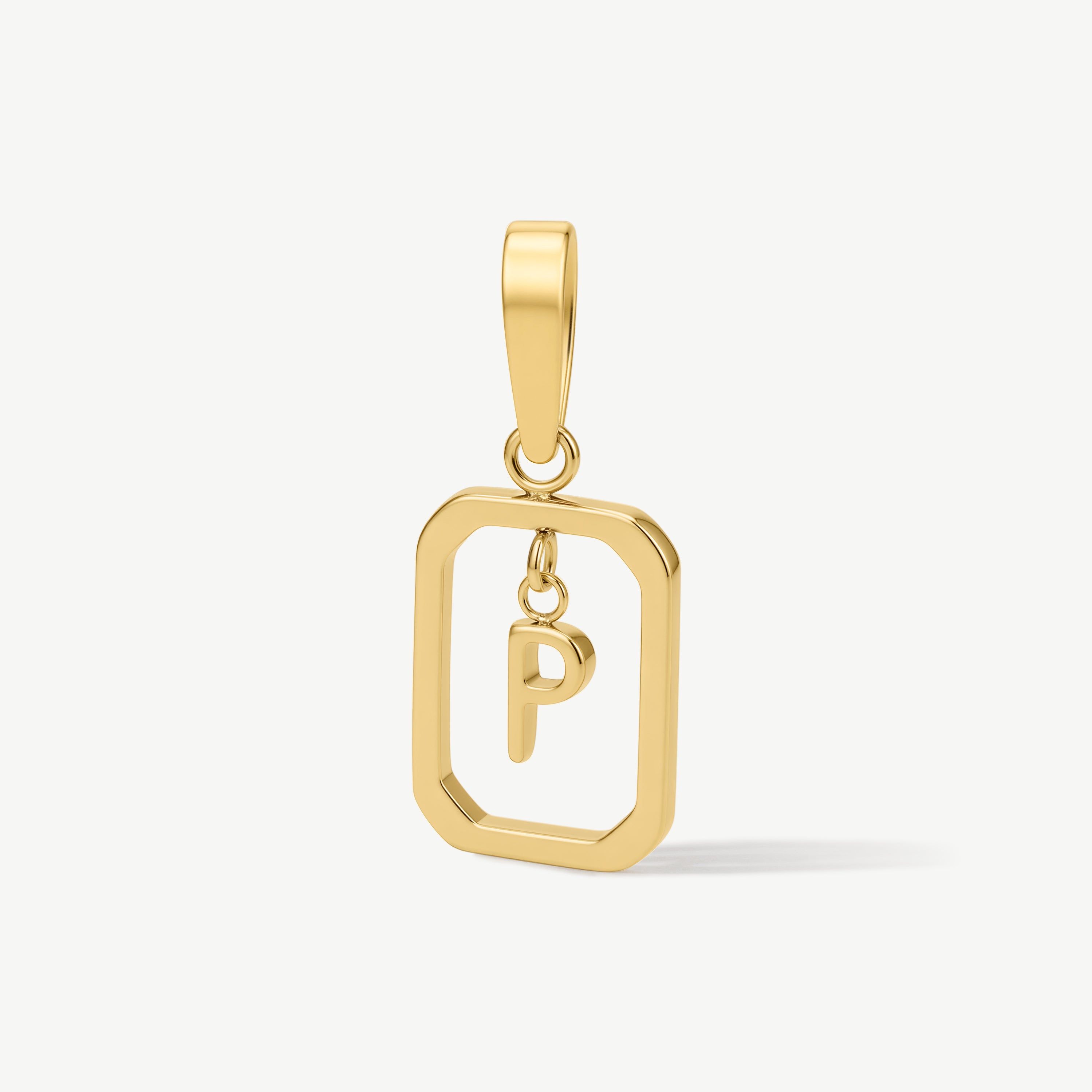 Floating Initial Pendant