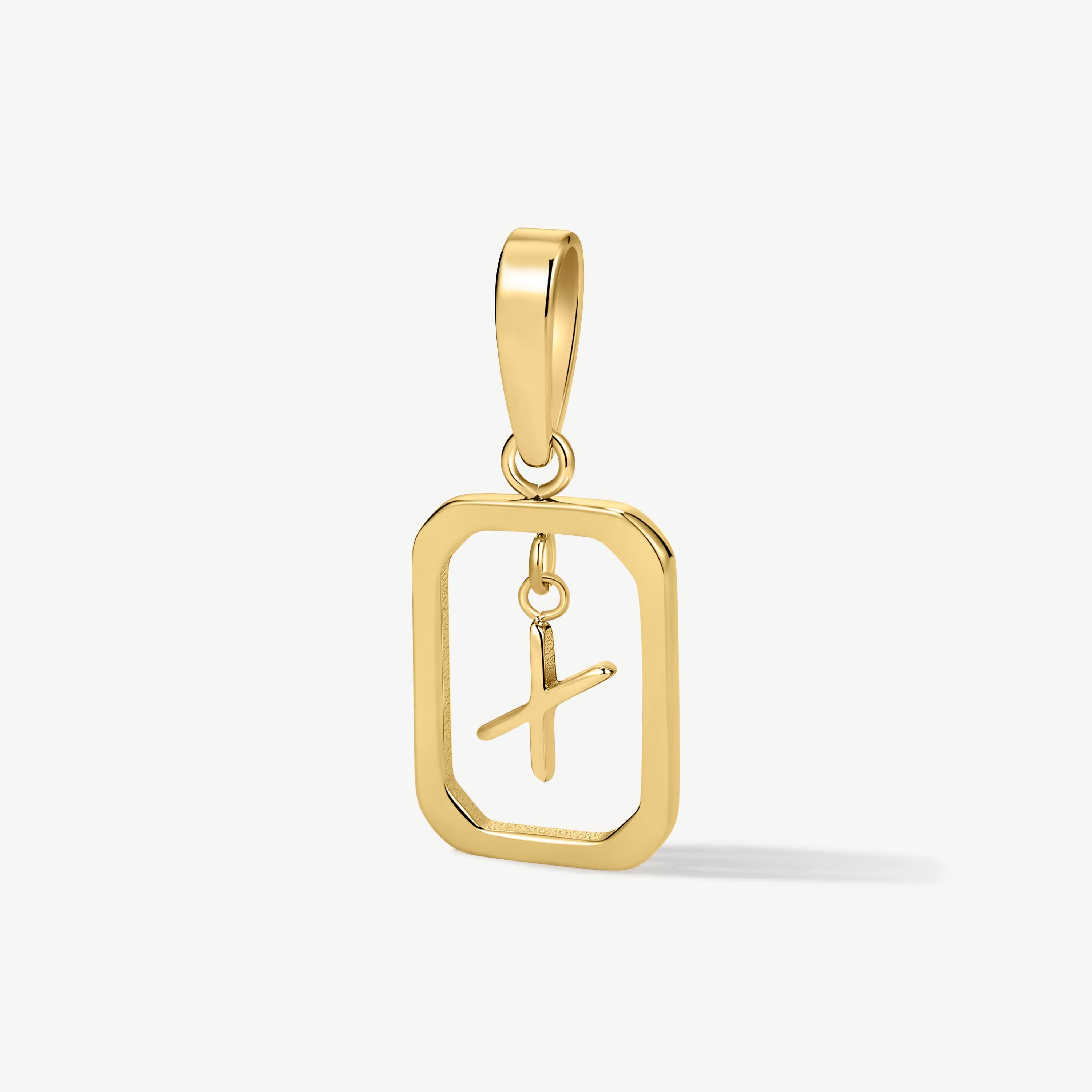 Floating Initial Pendant