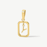 Floating Initial Pendant