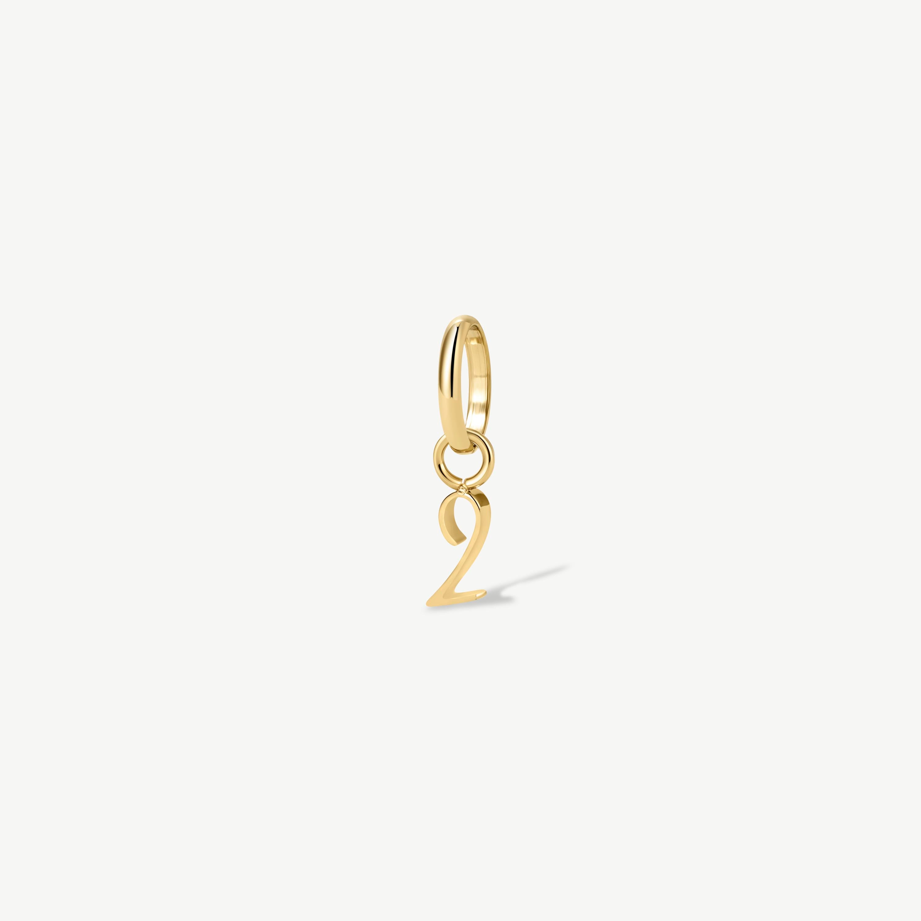 Mini Number Charm