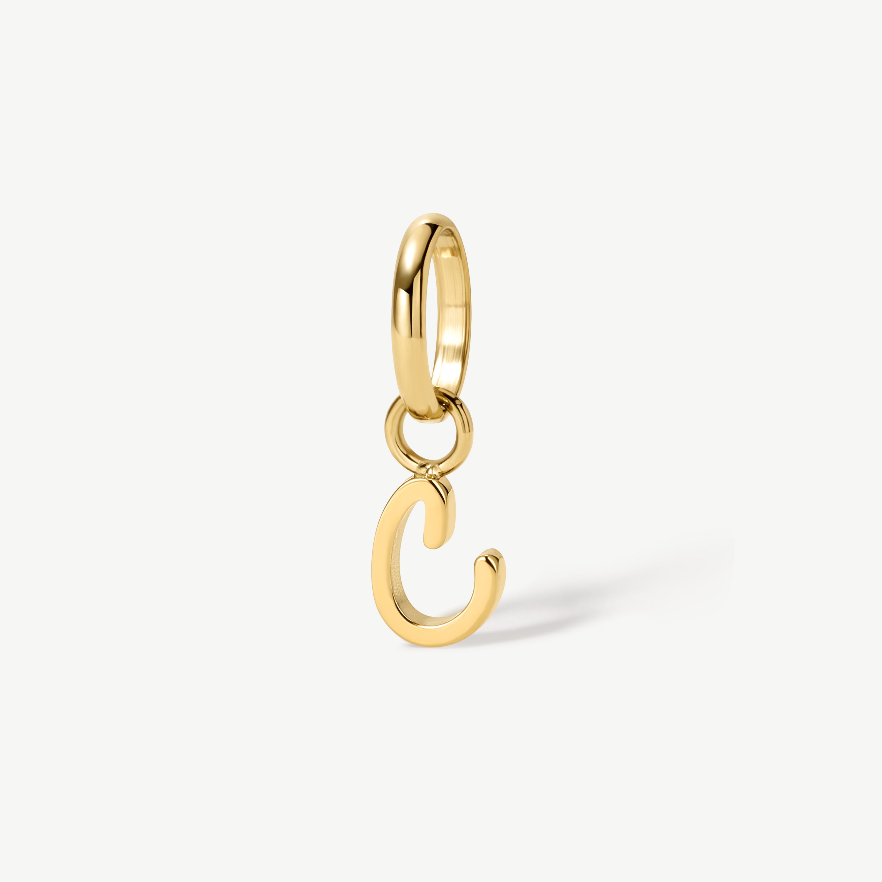Mini Italic Initial Charm