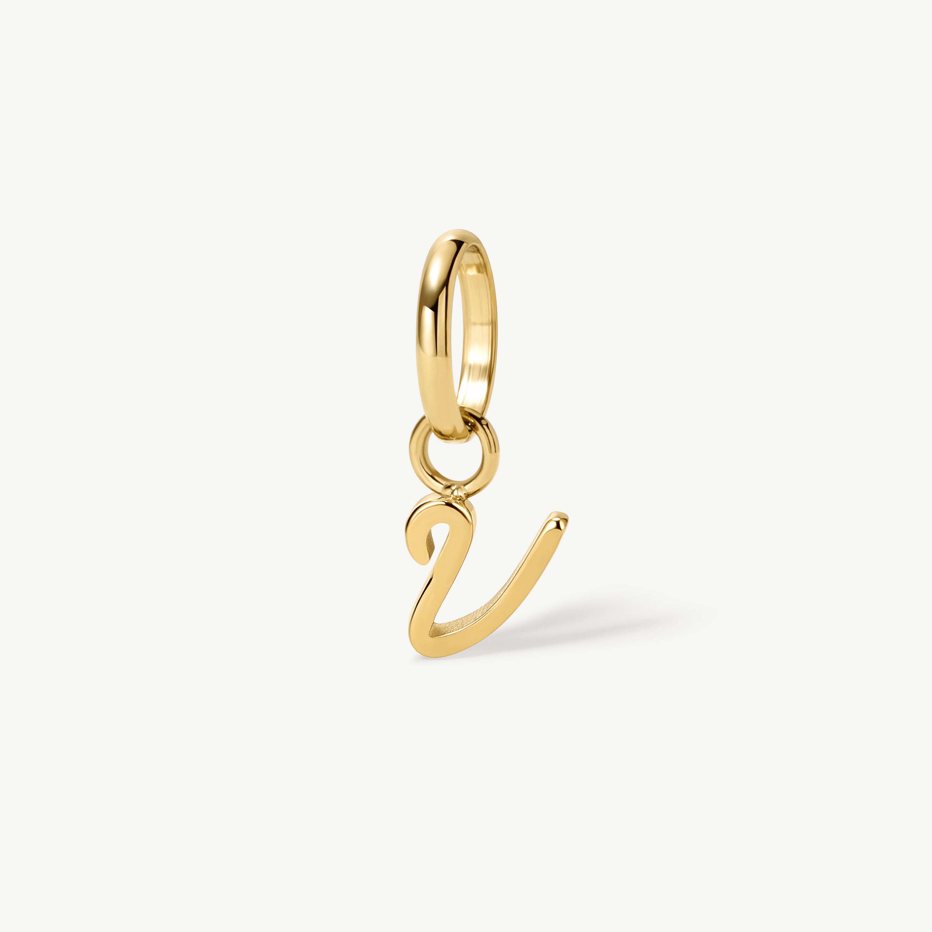 Mini Italic Initial Charm