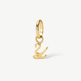 Mini Italic Initial Charm