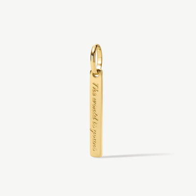 The World Is Yours Pendant