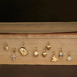 Bezel Cross Pendant