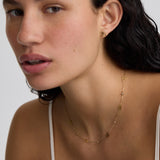 Multi Signature Necklace with Stones