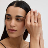 Emerald Solitaire Diamond-Inspired Ring 2ct