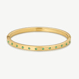 Eternity Bangle Slim Green