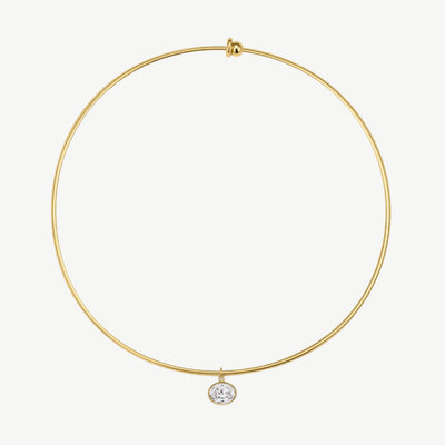 Torque Oval Necklace