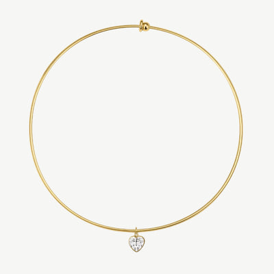 Torque Heart Necklace