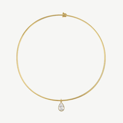 Torque Pear Necklace