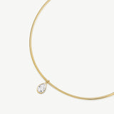 Torque Pear Necklace