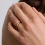Engravable Slim Signet Ring