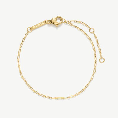 Fine Paperclip Bracelet