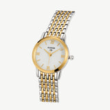 Classic Link Round Bi-Metal Watch