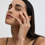 Pear Promise Ring