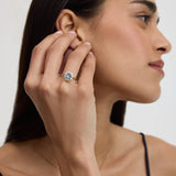 Round Solitaire Diamond-Inspired Ring 3ct