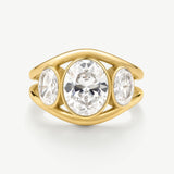 Bezel Trilogy Ring