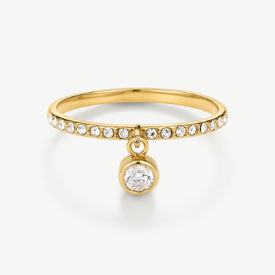 Pavé Bezel Knocker Ring